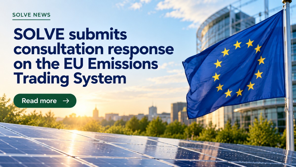 SOLVE Submits Consultation Response on the EU Emissions Trading System