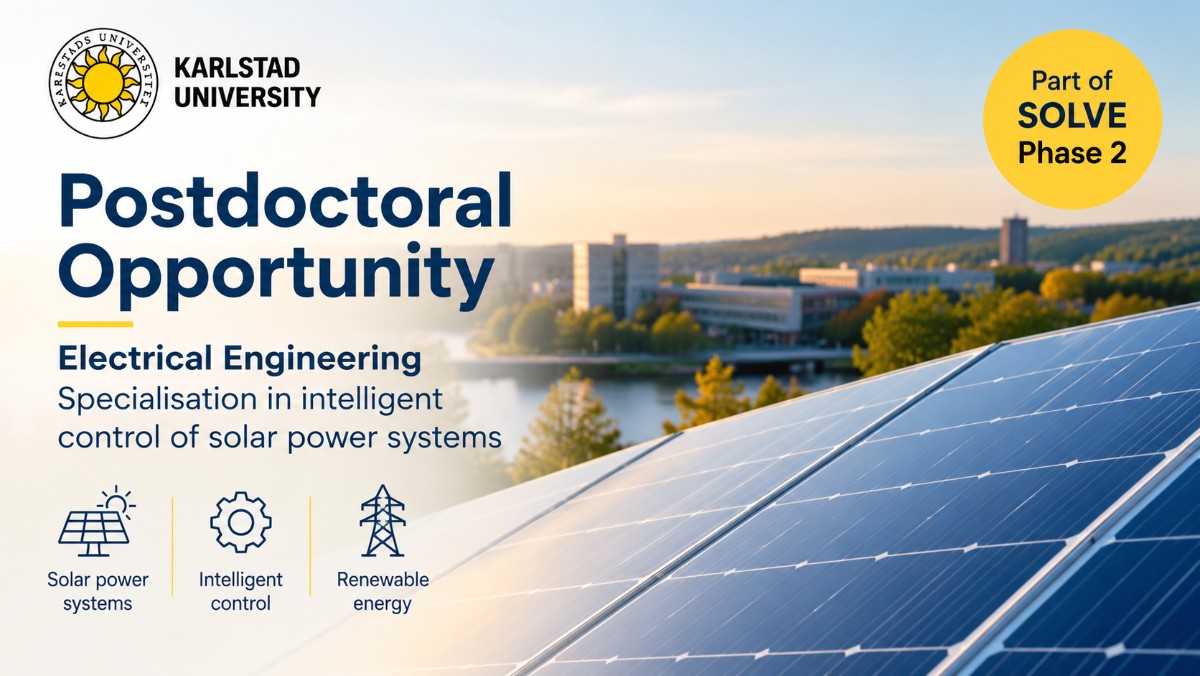 Postdoctoral Opportunity at Karlstad University