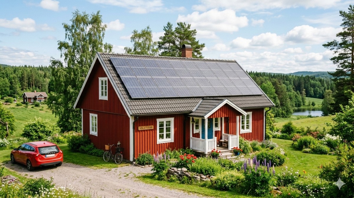 Price Threshold for Profitable Residential Solar in Sweden